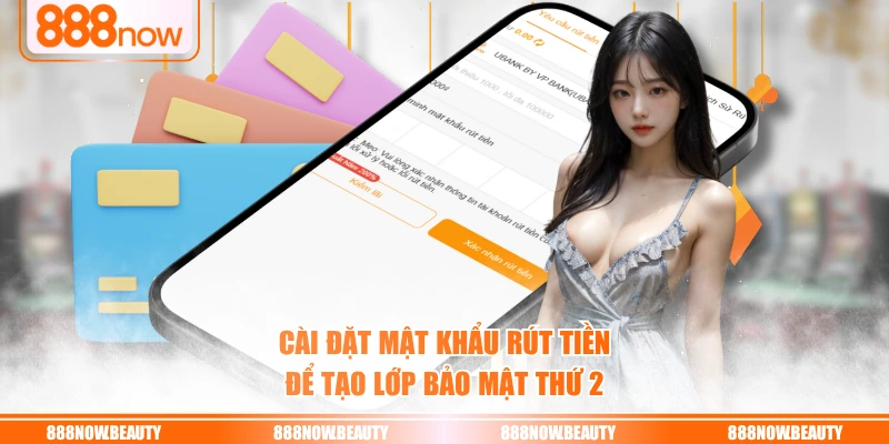 Cài đặt mật khẩu rút tiền để tạo lớp bảo mật thứ 2