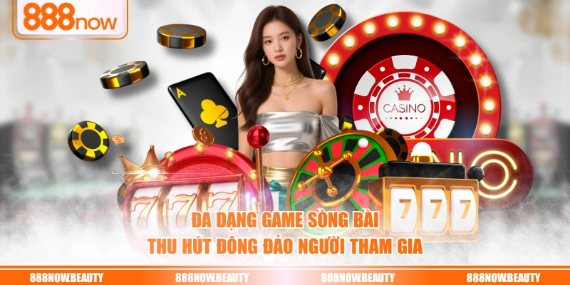 Đa dạng game sòng bài thu hút đông đảo người tham gia