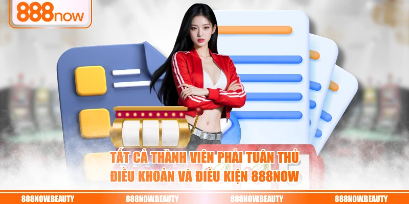 Tất cả thành viên phải tuân thủ điều khoản và điều kiện 888NOW